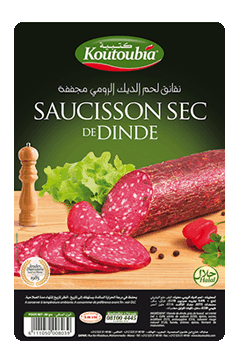 Saucisson sec de dinde